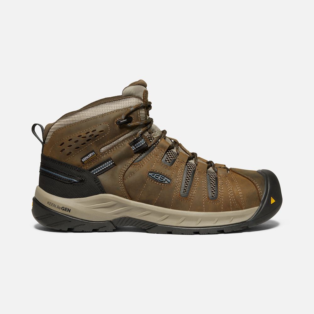 Cizme Keen Romania Barbati Maro Flint Ii Waterproof (Steel Toe) 8596-ZQNGF